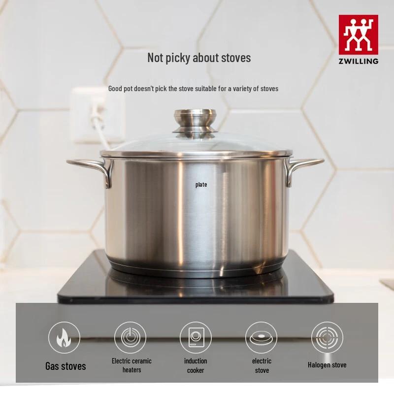 Zwilling Twin Nova III 20cm Deep Stainless Steel Soup Pot