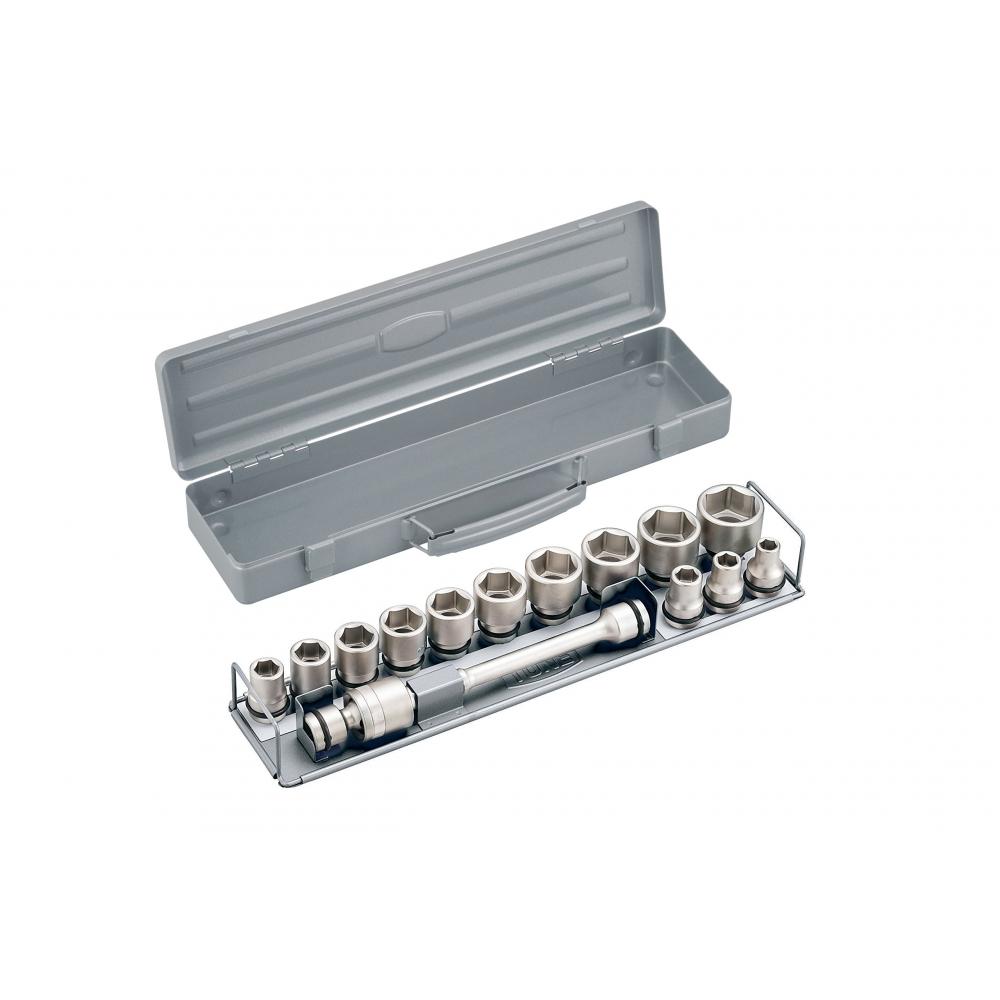 

Tone Tone Impact Socket Set With Metal Tray Nv4132 Insertion Angle 12.7 Mm 12 15 Pieces Of Silver Content