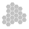 Room Wall Stickers 46*40*23mm Wall Stickers Hexagon Mirror Wall Sticker
