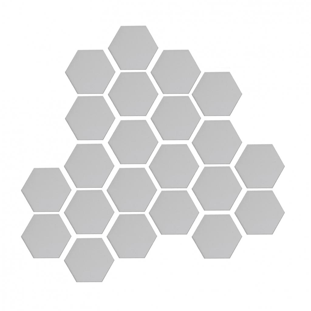 Room Wall Stickers 46*40*23mm Wall Stickers Hexagon Mirror Wall Sticker