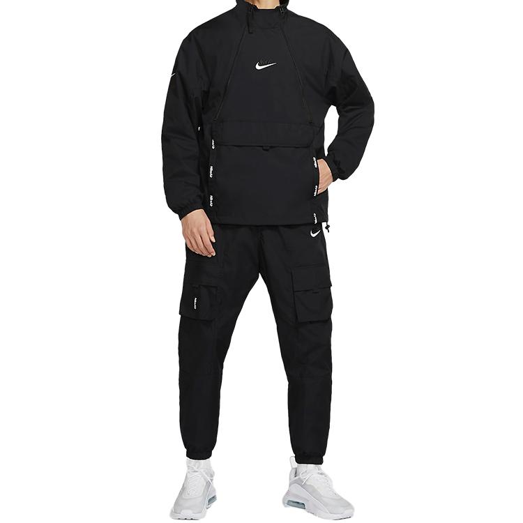 Nike Jackets Men's Black Stand Collar Thin CU4119-010