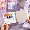 Mini Watercolor Paint Set with Notebook Palette Travel Art Supplies for Handmade Journal Outdoor Sketching Painting Kit gift