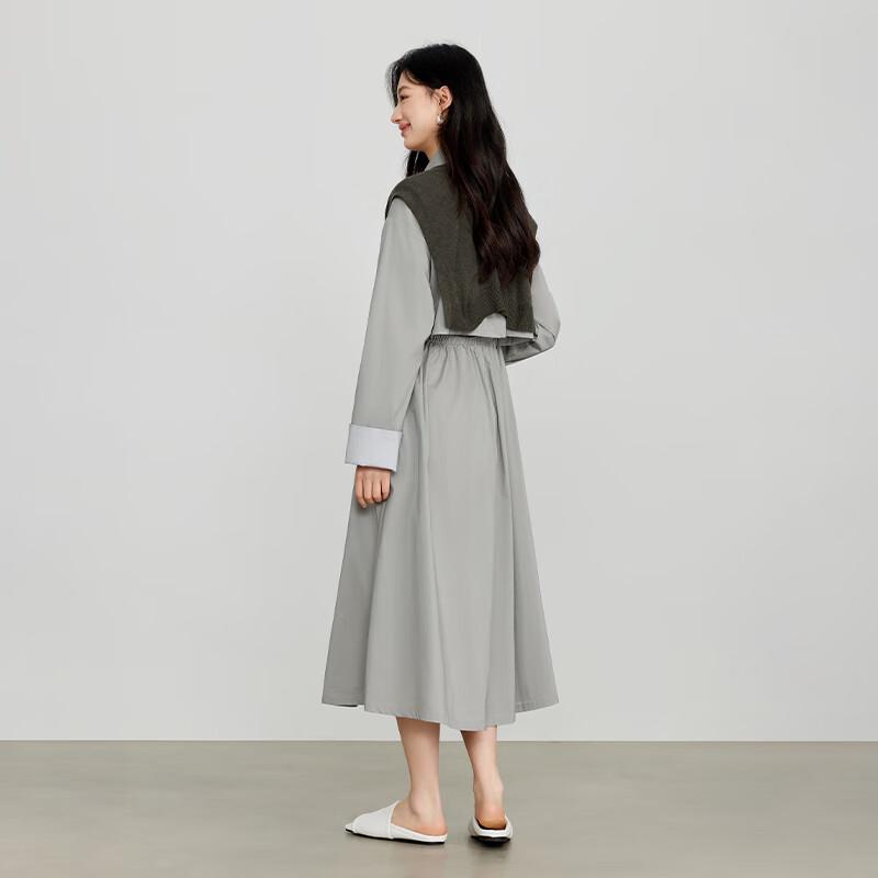 JOY SPEAKER Designed Patchwork Shawl Dress