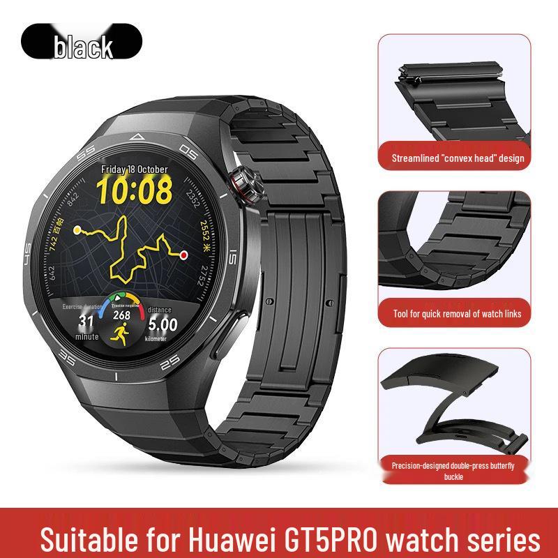 Huawei GT5 Pro One-Bead Titanium Quick-Release Scratch-Resistant Watch Band
