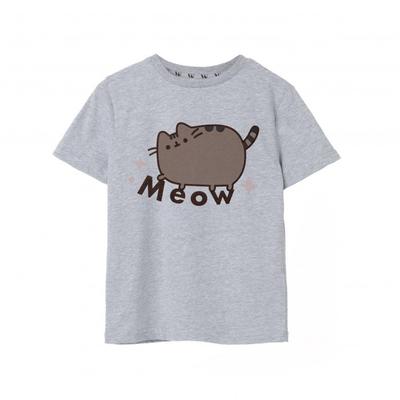 Mädchen-Meow-T-Shirt