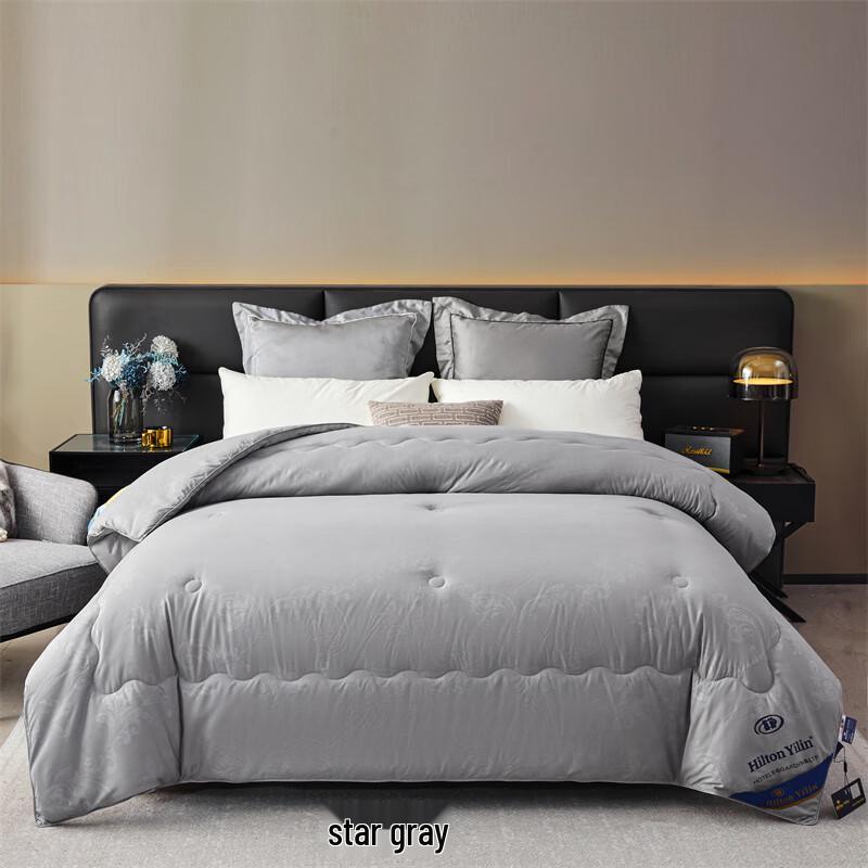 

All-Season Silk Cotton Blend Jacquard Quilt