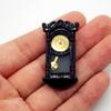 Dollhouse Miniatures Accessories Mini Alloy Pendulum Clock Model for Doll House Home Decoration Simulated Mini Home Furnishings