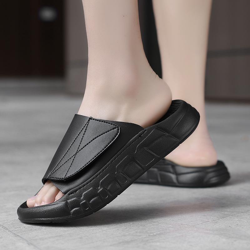 Fashion Slippers Men Wear-Resistant Outdoor Non-slip Comfortable Fashion Lightweight Platform Mens Shoes Summer Main Pantuflas Hombre