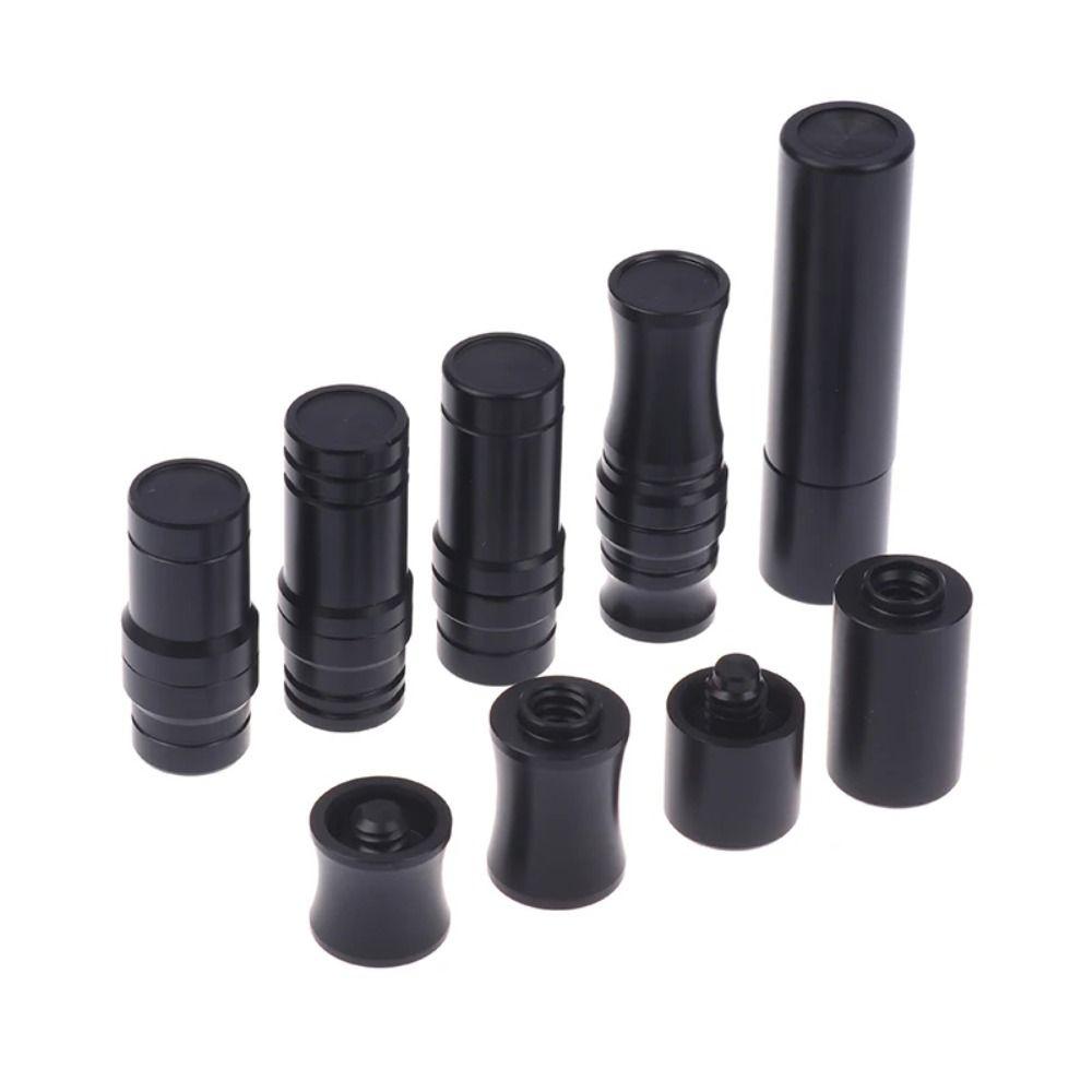 1 Set Langlebiges Spezielles Billard Queue Gelenkschutz Set Kunststoff Schwarz Mittleres Rad Schutzhülle Gelenkkappen für Uni Loc Wellig
