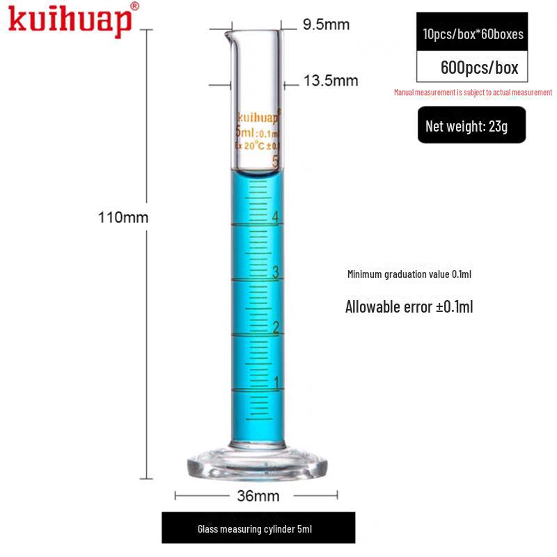 Glass and Plastic Graduated Cylinders (10ml-1000ml)
