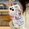 Popular Anime Frieren Beyond Journeys End 1 2 Leather Phone Case For IPhone 15 14 13 Pro Max 12 11 16 Plus Phone Cover