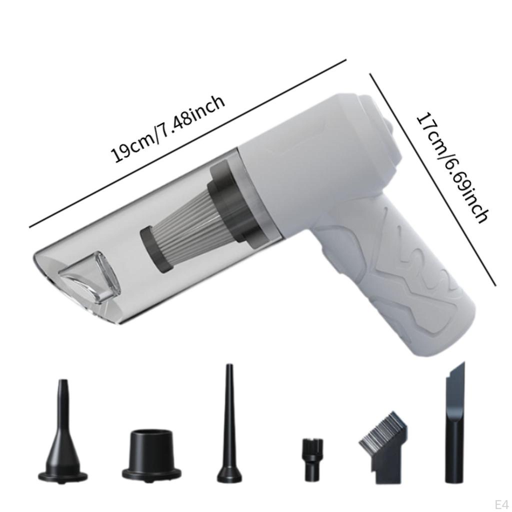 Ruční vysavač do auta foukač multifunkční USB dobíjecí vysoký prachovka