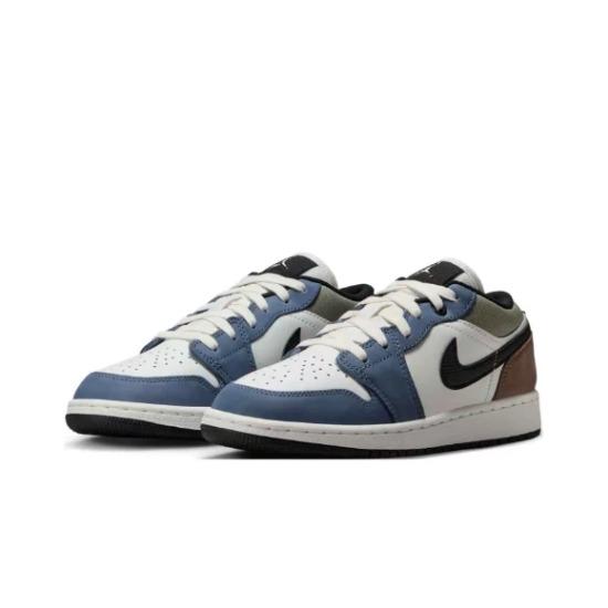 

Jordan Air Jordan 1 LOW «Размытый синий»HV5973-101 Детская обувь EU 36 белый/синий