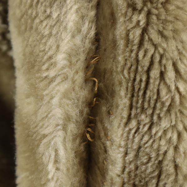 MIGHTY MAC 80s Vintage Made In USA Mountain Parka Beige Boa Fur Lining Men's Used