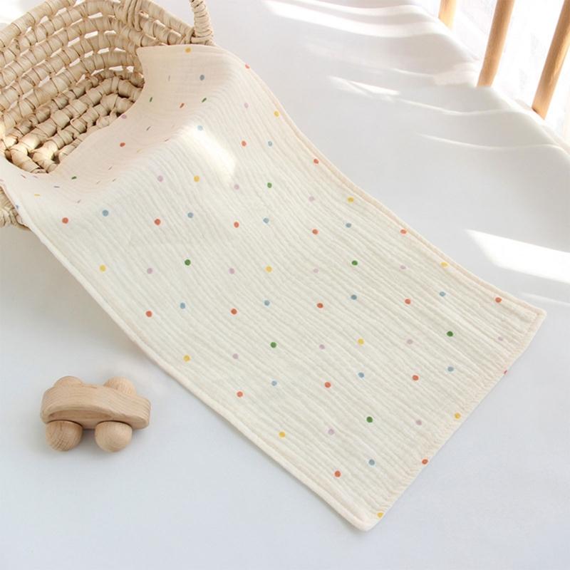 Weiches Baby Spucktuch Kleinkinder Atmungsaktive Waschlappen Rechteckiges Gesichtstuch Sabberlätzchen Waschlappen Neugeborenen-Essential