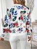 2025 Autumn/Winter European-American Jacquard Zipper Jacket: Loose, Slimming, Casual Top Coat