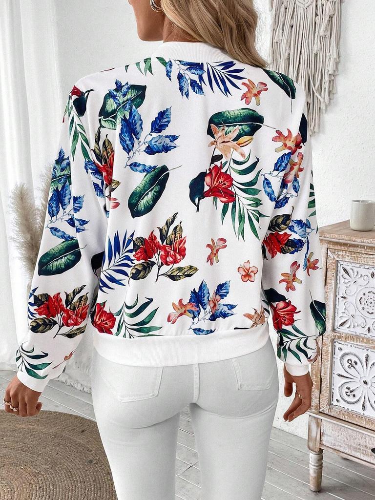 2025 Autumn/Winter European-American Jacquard Zipper Jacket: Loose, Slimming, Casual Top Coat