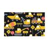 Road Work Under Construction Transportation Pattern Blue Soft Face Towel Quick Dry Pool Bath Cotton Towels Breathable