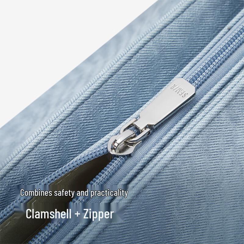Semir Retro Faux Denim Chain Envelope Shoulder Bag