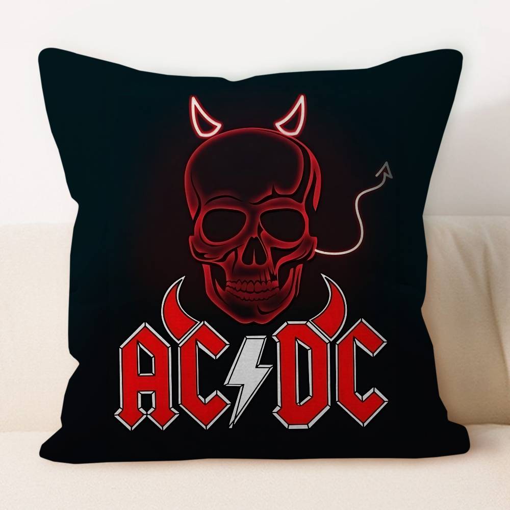 Acdc Band Personligt Kuddöverdrag Barnrum Vild Fest Dekor Kuddfodral Barn Födelsedag Dusch Present