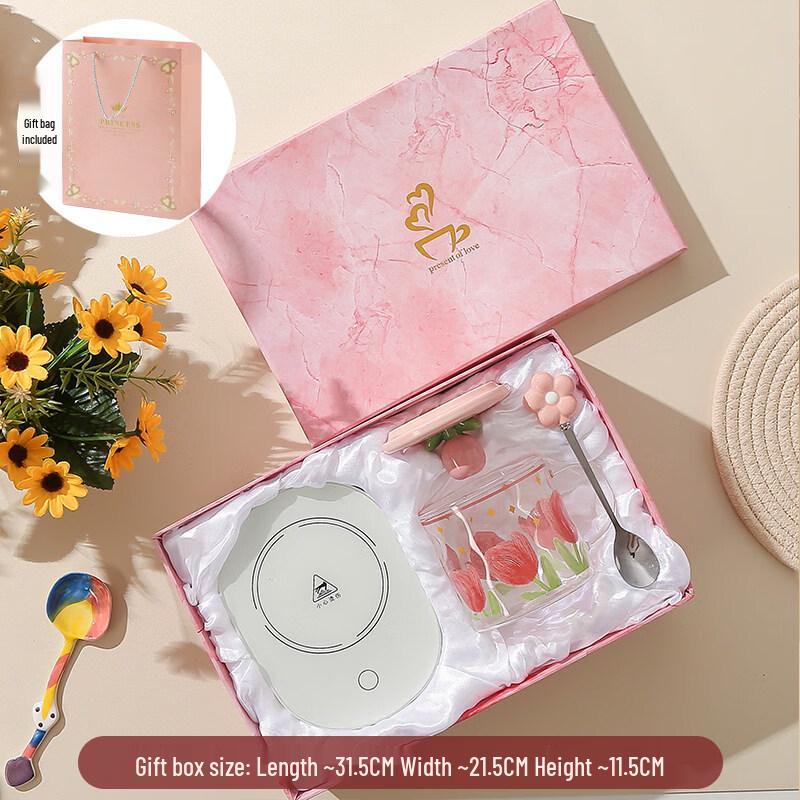 ZISIZ Tulip Heat-Resistant Glass Cup