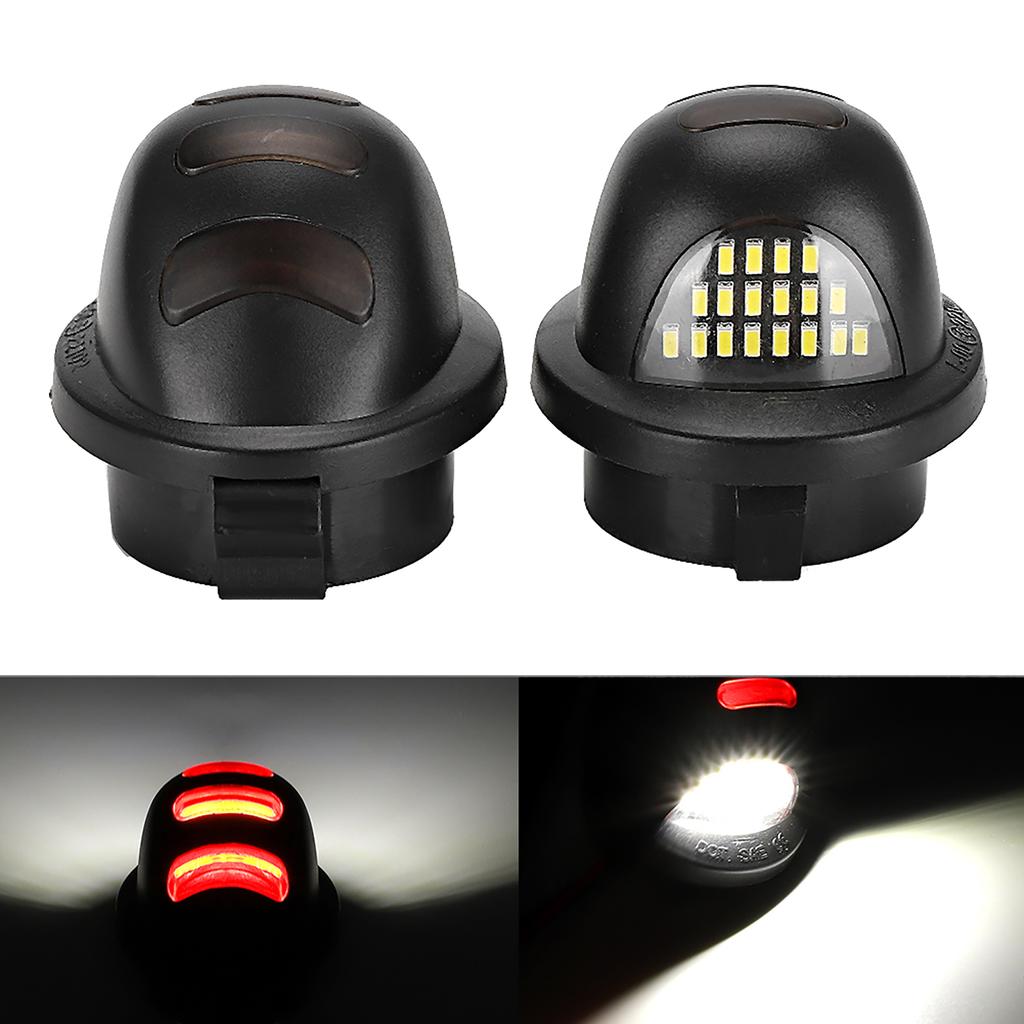 2 st LED registreringsskyltsljus Passar för Ford Super Duty F‑250 F350 F‑450 F‑550 1999‑2016 F150 F150Raptor