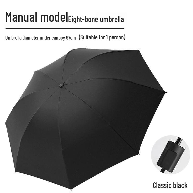 

Ручной складной зонт с 8 спицами и защитой от УФ-лучей для дождя или солнца.