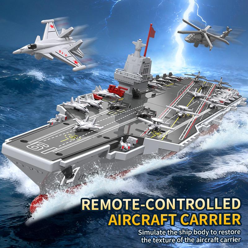 New 2.4G Wireless Control Simulation Remote Control Ship Water Ship Model Children's Electric Toy Birthday Gift