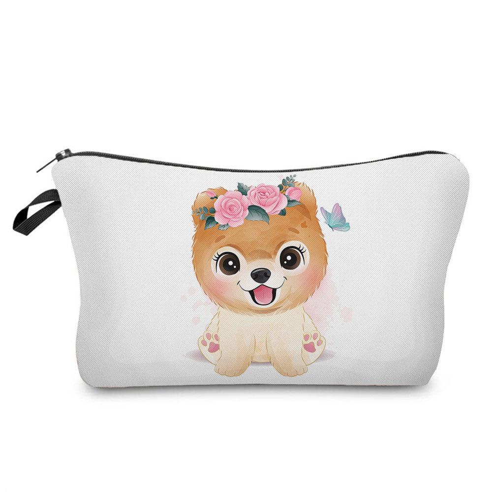 Women Animal Print Cosmetic Bag Toiletries Organize Travel Storage Case 6763