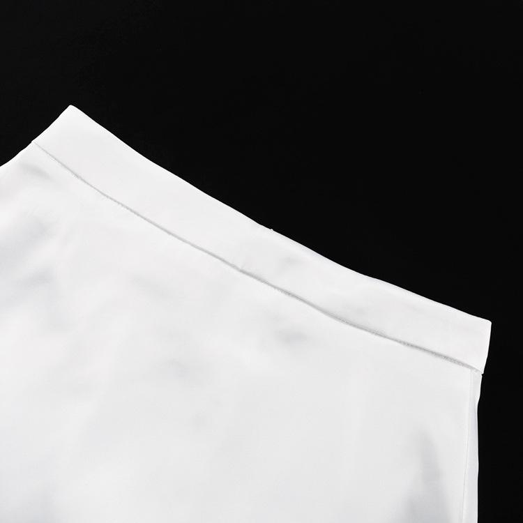 Women's Fashion Split Long Half-body Skirt Spring High Waist Draped Slim Fishtail Half Skirt