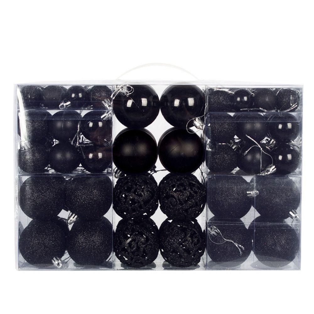 100pcs/box Multiple Colour Xmas Tree Decorative Ball Christmas Ball Gift Box  Ceiling Decoration