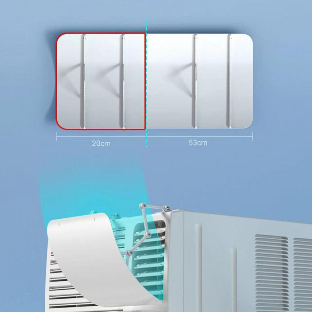 53 * 27 Cm Wind Deflector AC Deflector Wall Unit Deflector