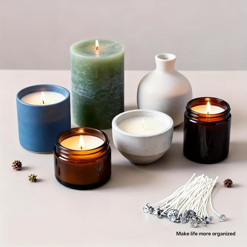 100PCs No Base Wax Smooth Texture Wax Wicks Gifts Sand Wax DIY Floating Wax Crafters Hand-Held For Candle Making
