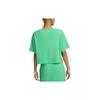 Nike Sportswear Solid Color Crew Neck Short Sleeve T-Shirt Women Tops Grass-Green DV7871-363