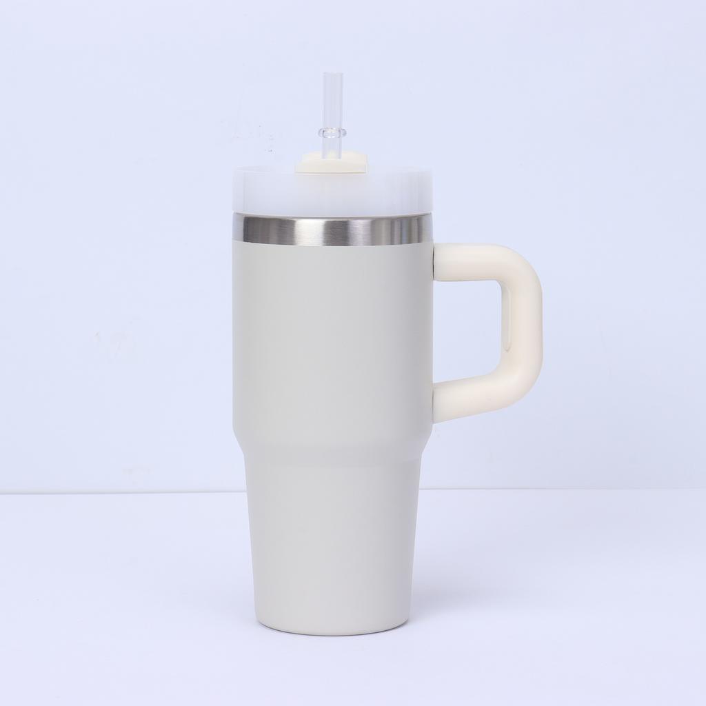 Mini 14oz Nerezový Termopohár Izolovaný Hrnček na Kávu Fľaša na Vodu Hrnček so Slamkou Do Auta Vákuové Termosky Hrnček na Sviatočné Darčeky