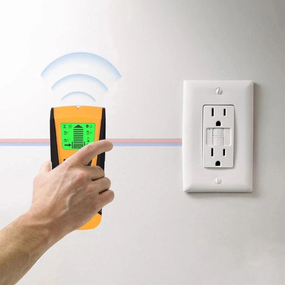 LCD Display AC Voltage Live Wire Detector 3 In 1 Wall Stud Finder Industrial