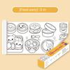Kids Coloring Paper Roll Sticky Diy Wall Floor Painting Color Filling Graffiti Educational Art Toys For Kids Birthday Gifts
