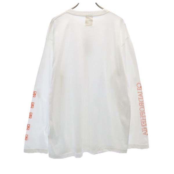 unused VAST222 18ss made in Japan Sleeve print Long sleeve sweat trainer Men's Used