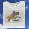 Vintage Chivalry T-Shirt: Middle Age Knight Horse Design