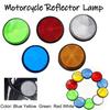 Round Reflector Car Truck Motorcycle Night Reflector Refractive Light Parts Motorcycle Electric Bike Reflective