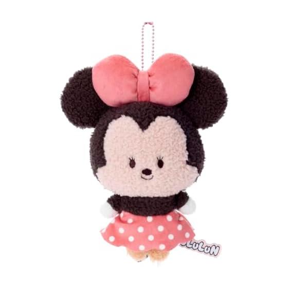 Disney Character YULULUN Ball Chain Mascot Minnie Mouse Plush Toy Height Approx. 18cm