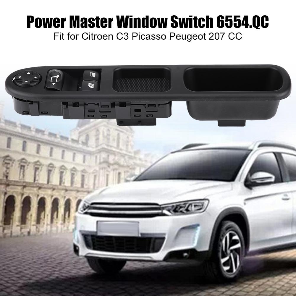 Power Master Window Switch for Citroen C3 Picasso Peugeot 207 CC 6554.QC