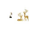 Deer Resin Sculpture Creative Tabletop Ornament Musical Figurine Centerpiece for Desk Fireplace