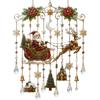 Clopoțel de vânt de Crăciun din acril Ren Om de zăpadă Pasăre Ornamente de agățat de Crăciun Moș Crăciun Decorațiune pentru casă Pandantiv din cristal pictat