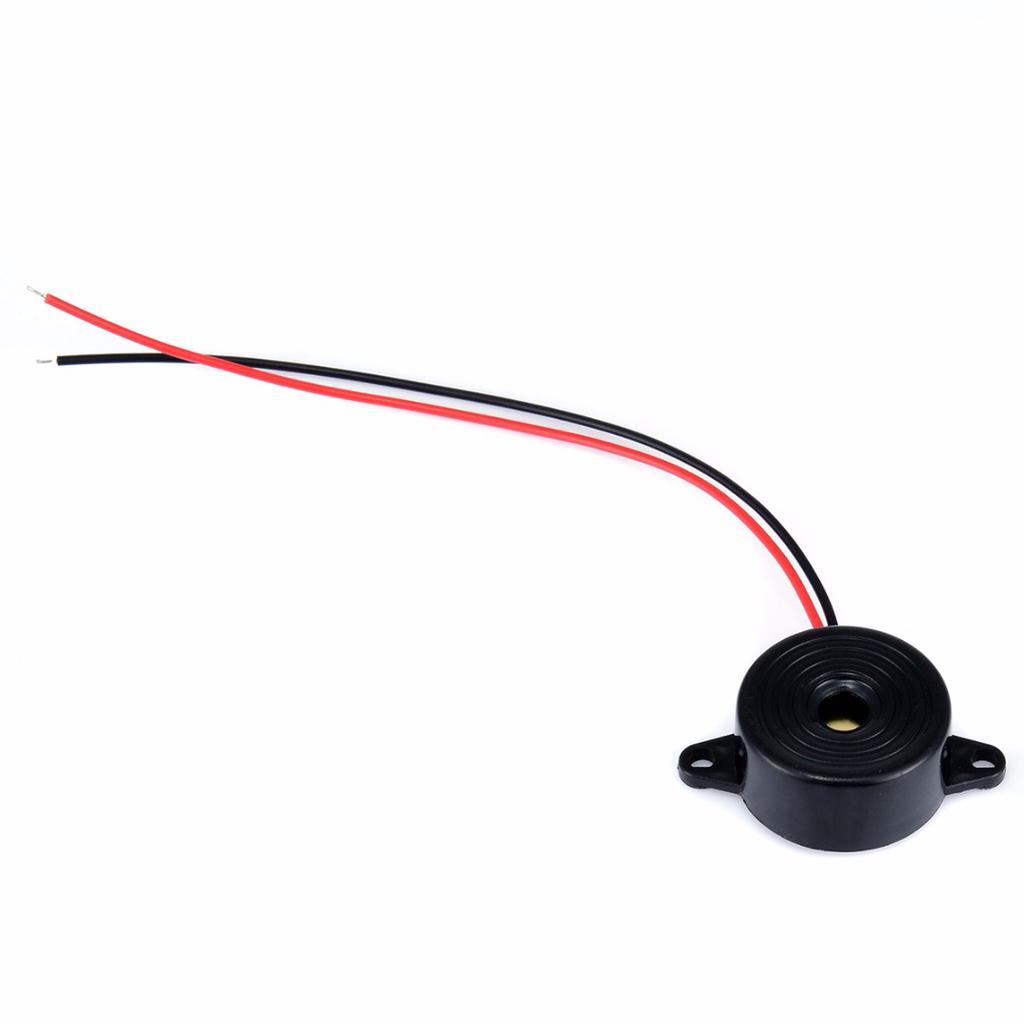 Buzzers & Speakers 2x 3-24V Black Piezo Electronic Tone Buzzer Alarm ...