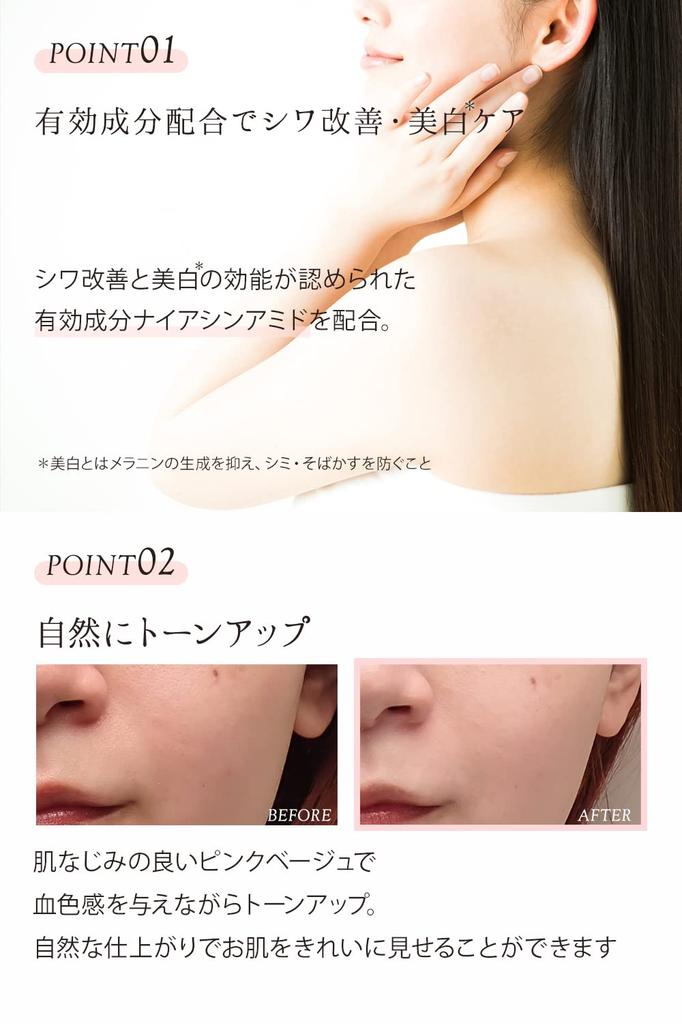 NARIS UP For the F Medicated Wrinkle White UV Base Contains Niacinamide Moisturizing (Quasi-drug/Makeup Base/SPF50+ PA+++/30ml) (Skin Care/Sunscreen)