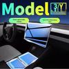 Tesla Model Y/3 Center Console Sticker - Interior Decoration Film Accessories