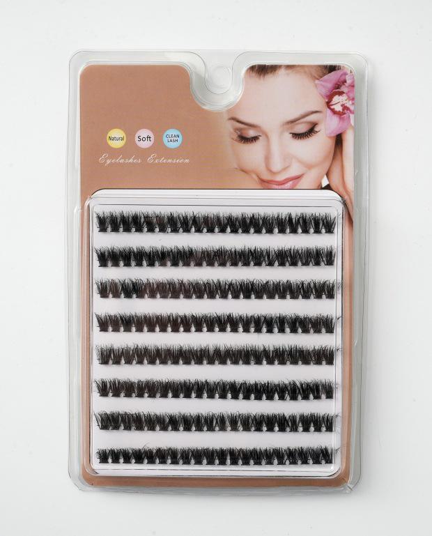 Segmented Cartoon Style Eyelashes - Natural Simulation with Messy Fried Hair Design for Thin Stems, Ideal for Women