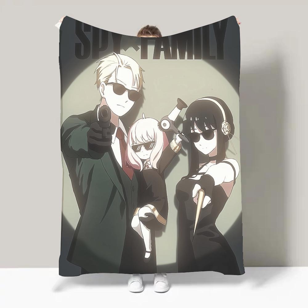 HOT ANIME S-SPY X FAMILY Blanket Design Lightweight  For Dorms, Naps, Living Room, Office,Sofa,All-Season
