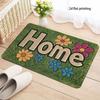 2D Flat-1PC Colorful Flower Door Mats for Home , Welcome mats for home decoration.